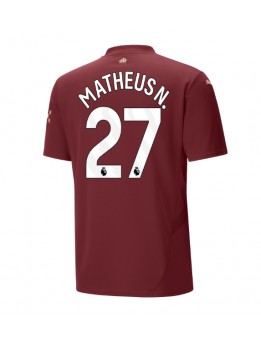 Manchester City Matheus Nunes #27 Ausweichtrikot 2024-25 Kurzarm